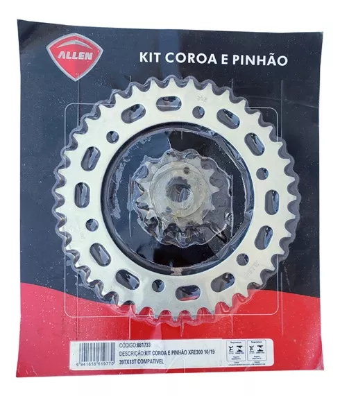 Kit Coroa Pinhão Honda XRE 300 2010-2019 ...