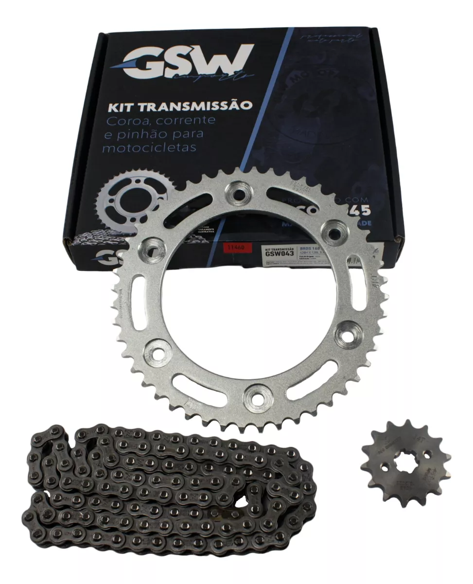 Kit Transmissão GSW C/Retentor Honda NXR ...