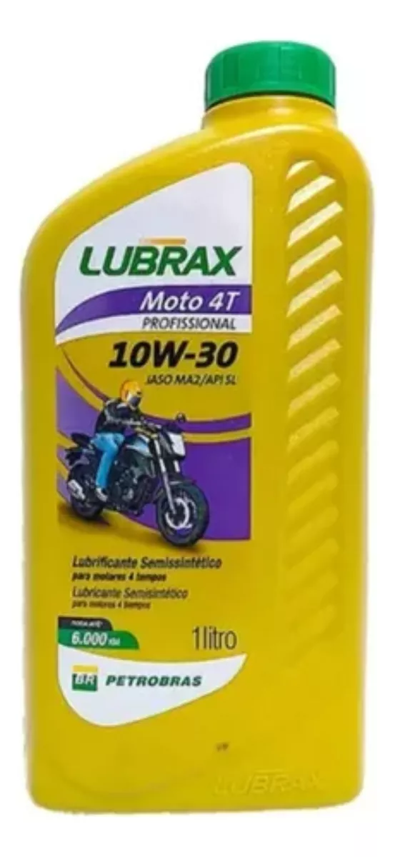 Óleo Lubrax 4T 10W30 Semi Sintético - 4T ...